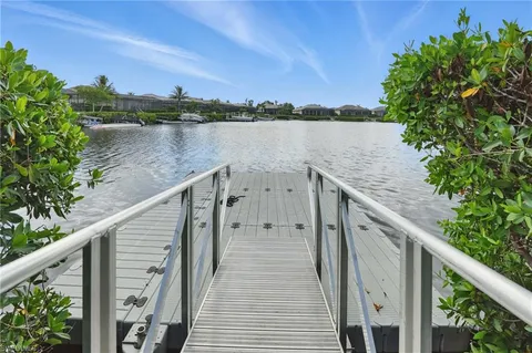 a view of a backyard with plants