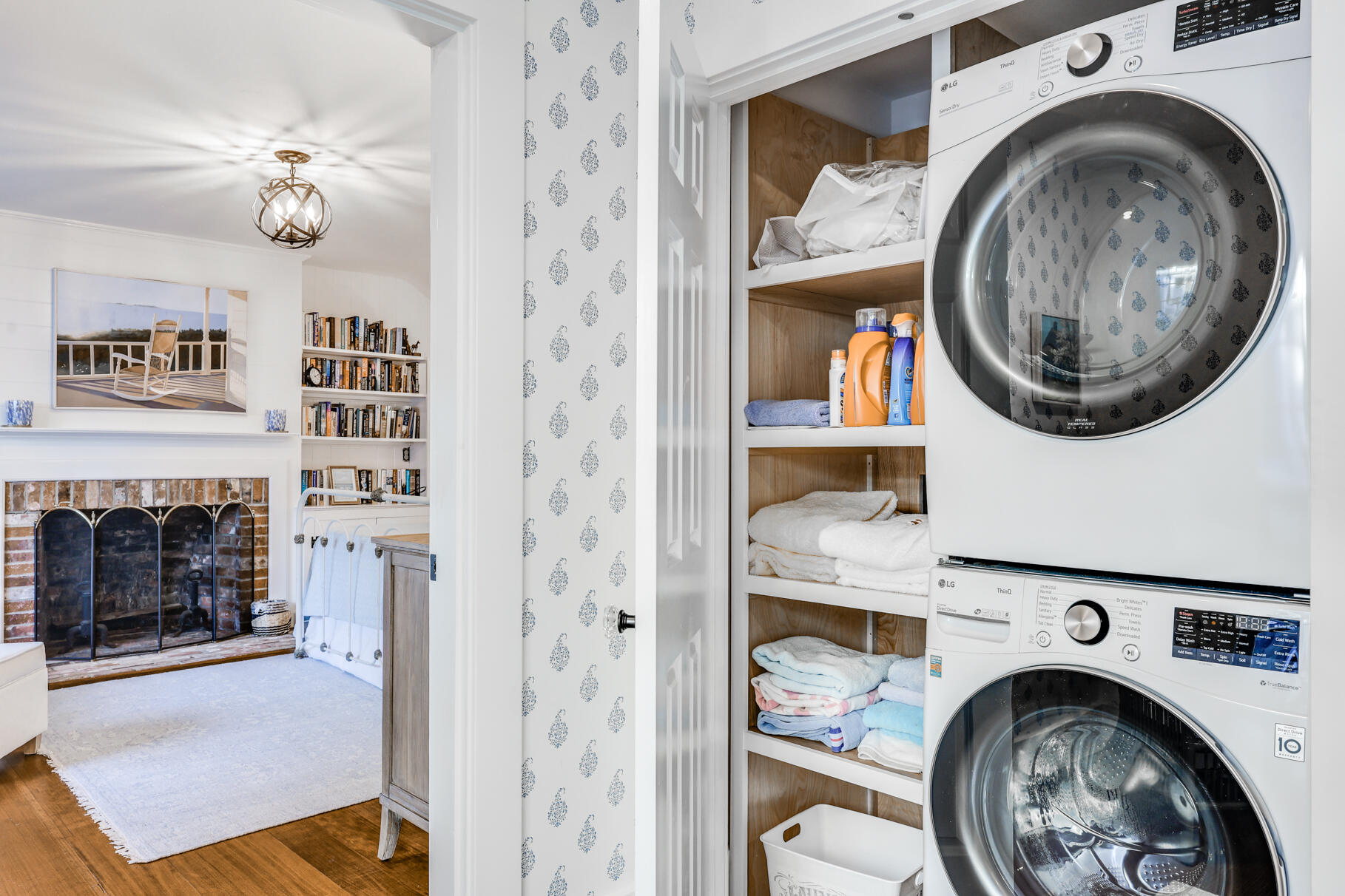 11 Seaview Road Orleans, MA 02653 - Photo 12 of 42 a view of livingroom with washer and dryer