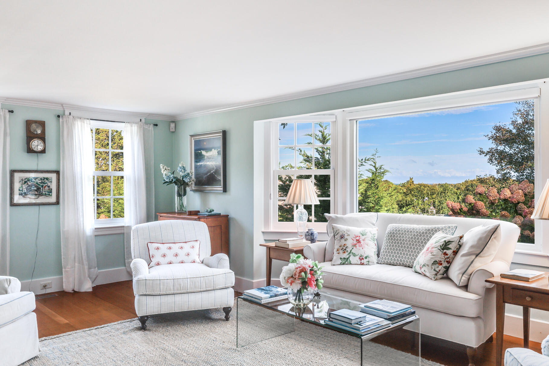 11 Seaview Road Orleans, MA 02653 - Photo 22 of 42 a living room with furniture and a large window