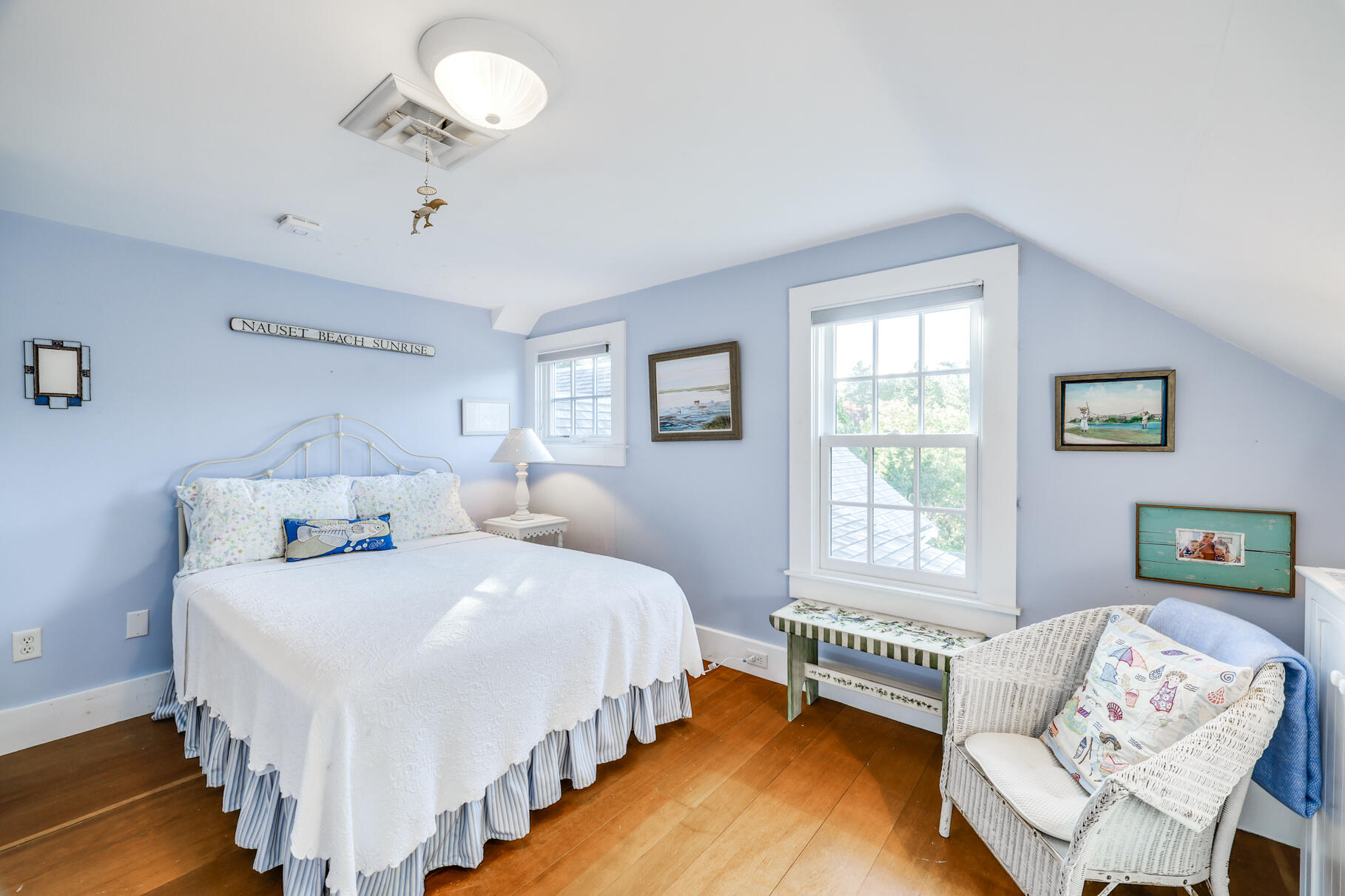 11 Seaview Road Orleans, MA 02653 - Photo 30 of 42 a bedroom with bed and a window