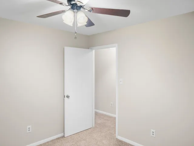 a close view of closet