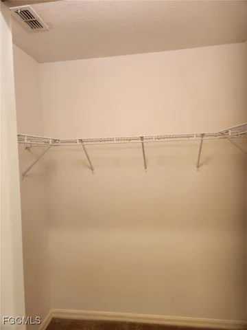 a view of a walk in closet