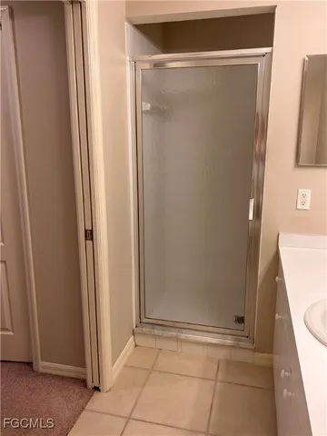 a view of bathroom with shower