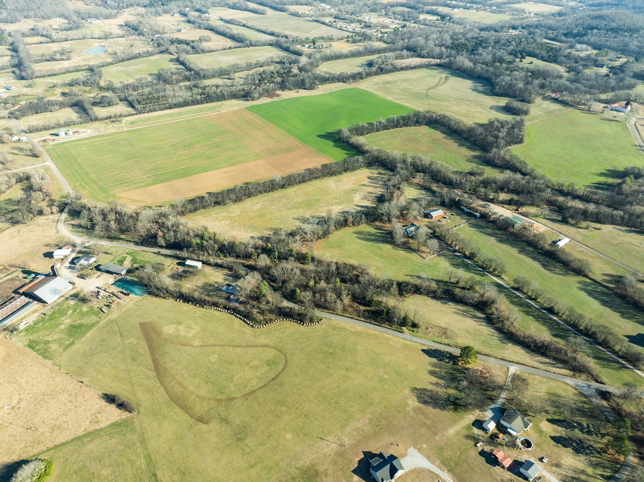 0 Buck Matthews Road Culleoka, TN 38451 - Photo 54 of 69 an aerial view of residential houses with outdoor space