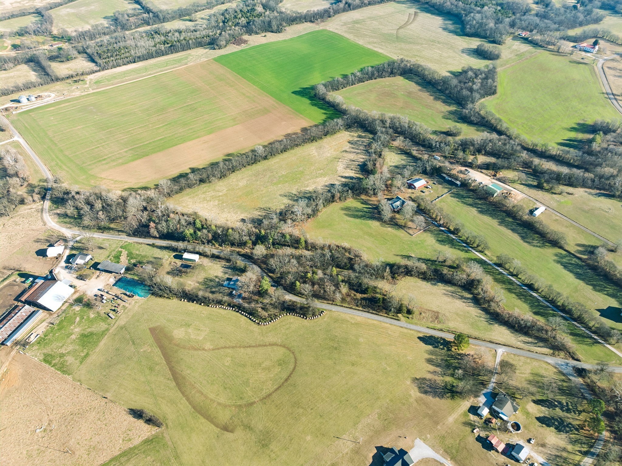 0 Buck Matthews Road Culleoka, TN 38451 - Photo 55 of 69 an aerial view of residential houses with outdoor space