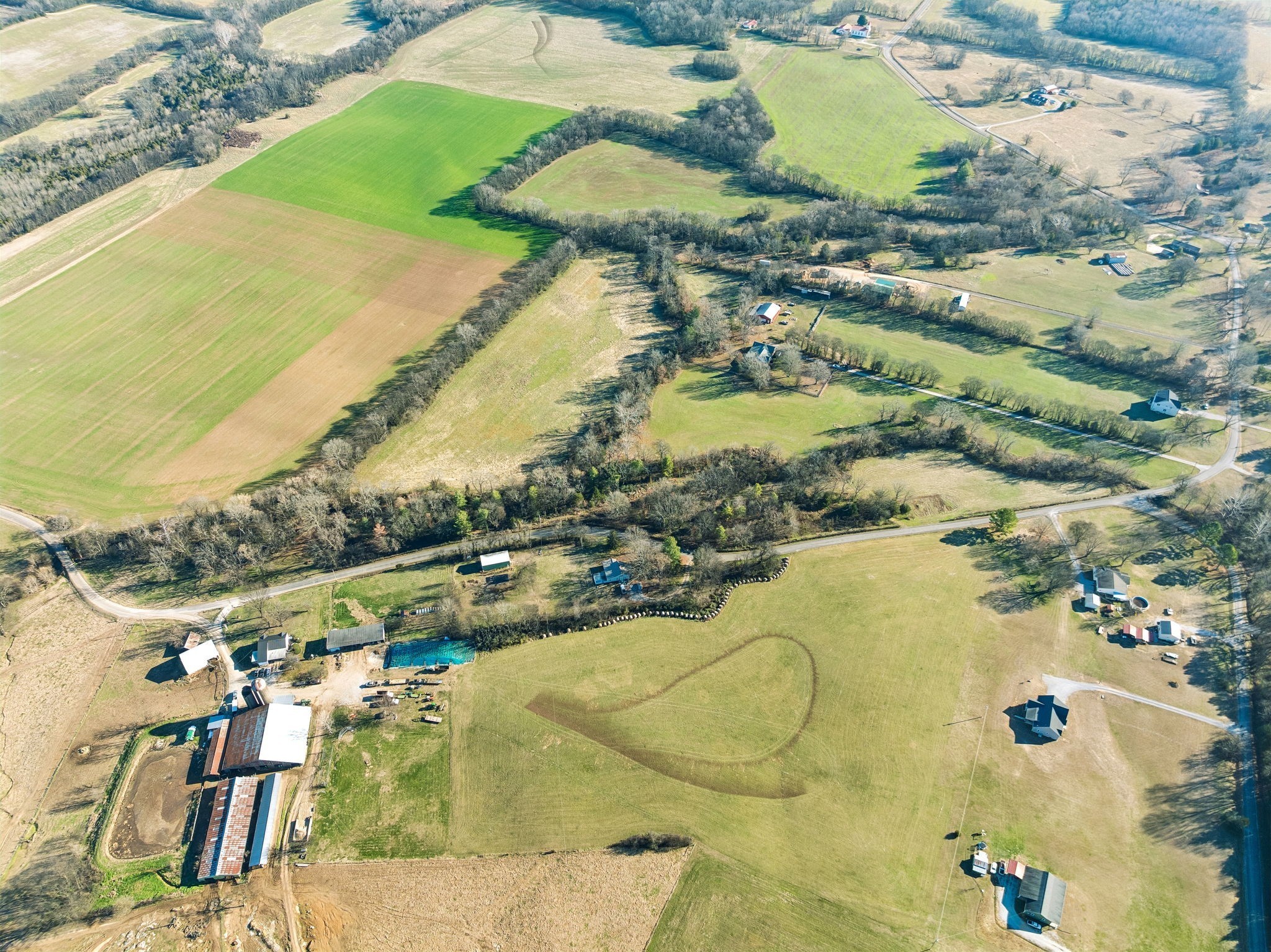 0 Buck Matthews Road Culleoka, TN 38451 - Photo 57 of 69 an aerial view of residential houses with outdoor space