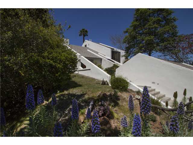 4920 Rancho Grande Del Mar, CA 92014 - Photo 4 of 25 One of Del Mar's most unique contemporary homes called "The Zig Zag House" . It is a special experience, walking through the residence with the sharp white walls and contrasting wood ceilings and the geometric windows throughout.