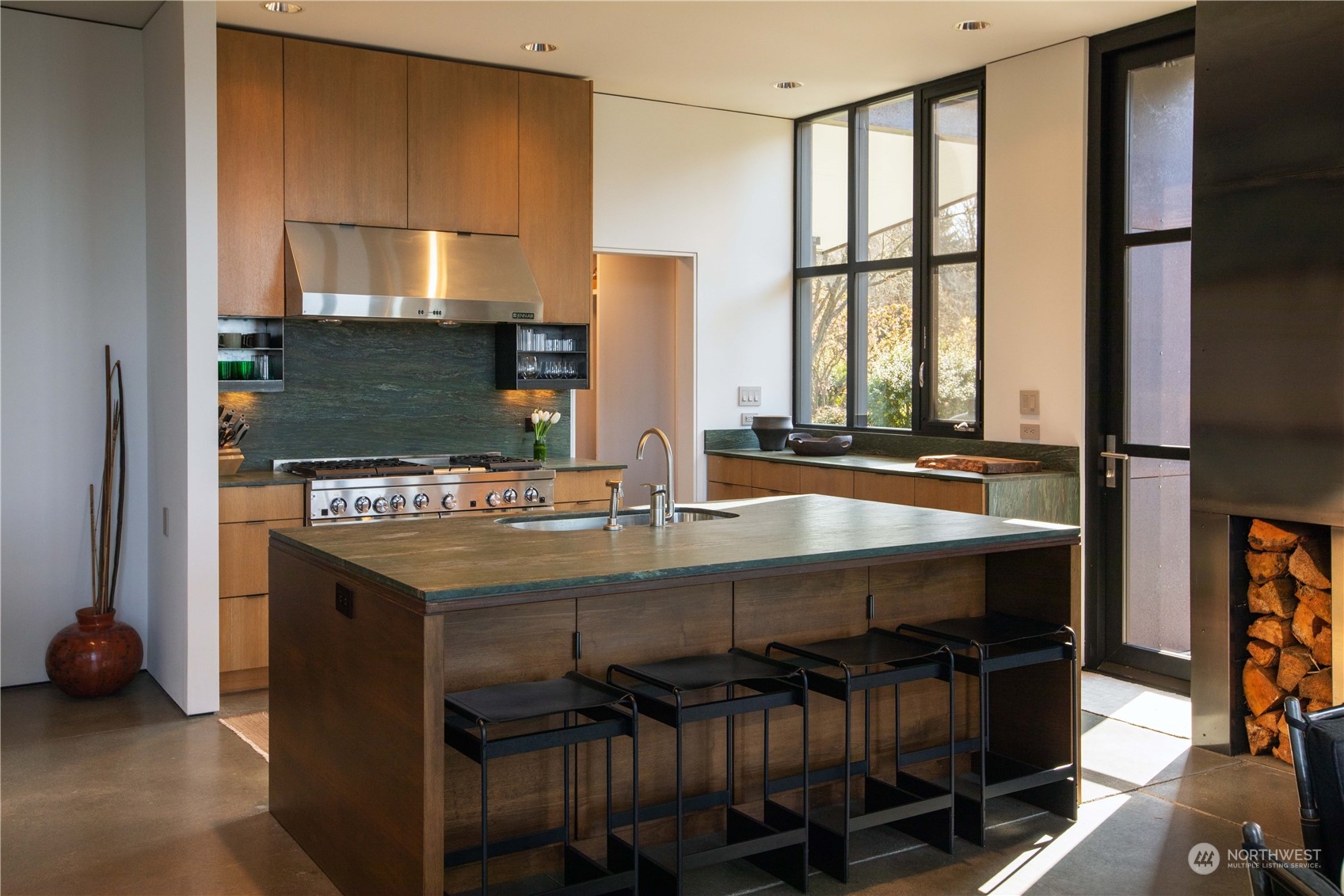 265 Rainshadow Road San Juan Island, WA 98250 - Photo 14 of 40 a kitchen with a sink and a stove top oven
