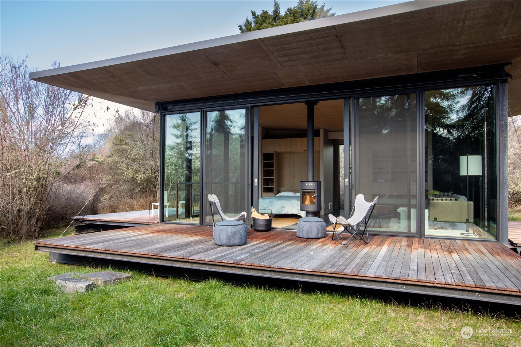 265 Rainshadow Road San Juan Island, WA 98250 - Photo 36 of 40 a view of swimming pool with outdoor seating