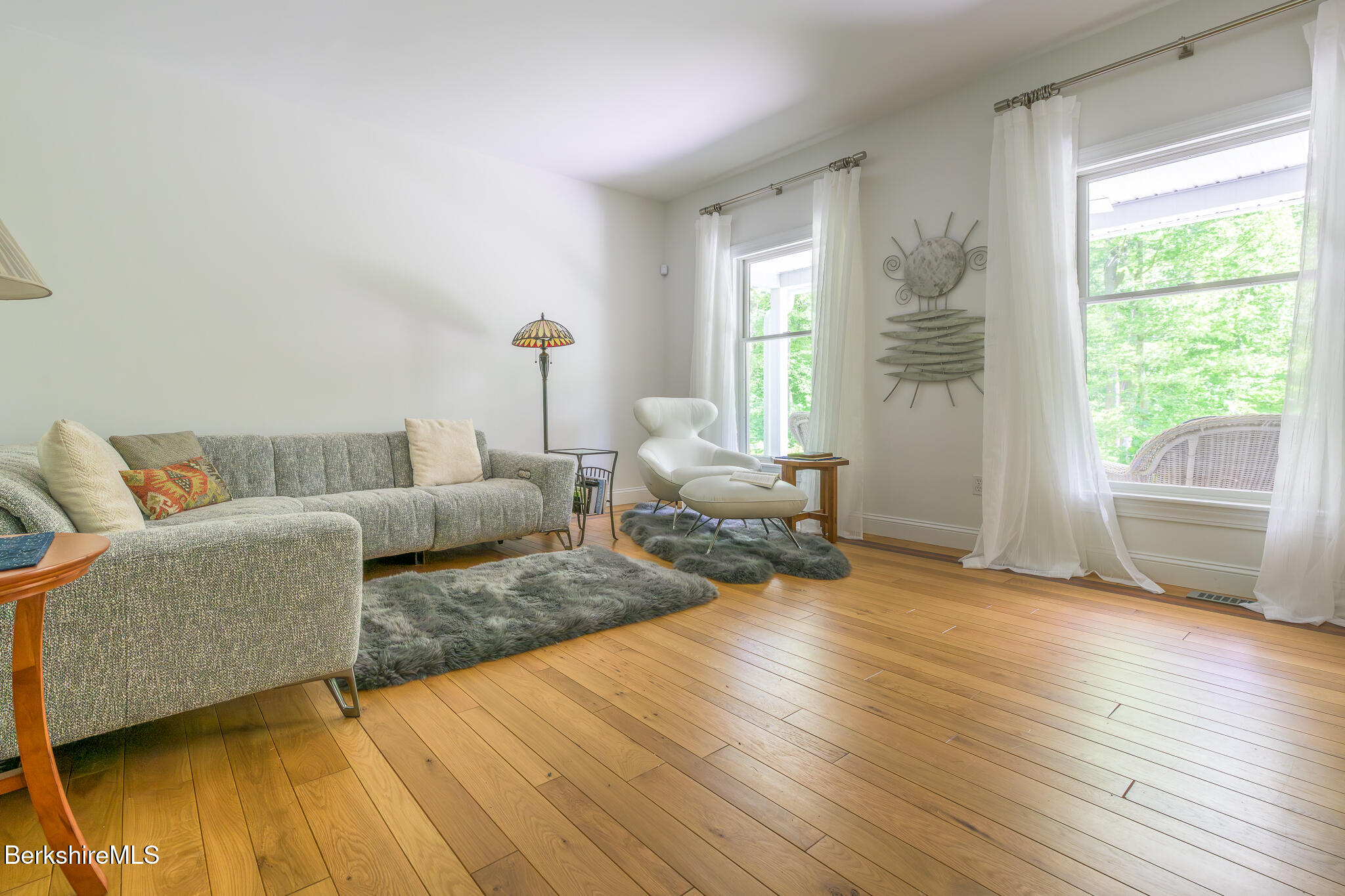 50 Old Village Road Alford, MA 01230 - Photo 15 of 66 a living room with furniture and a wooden floor