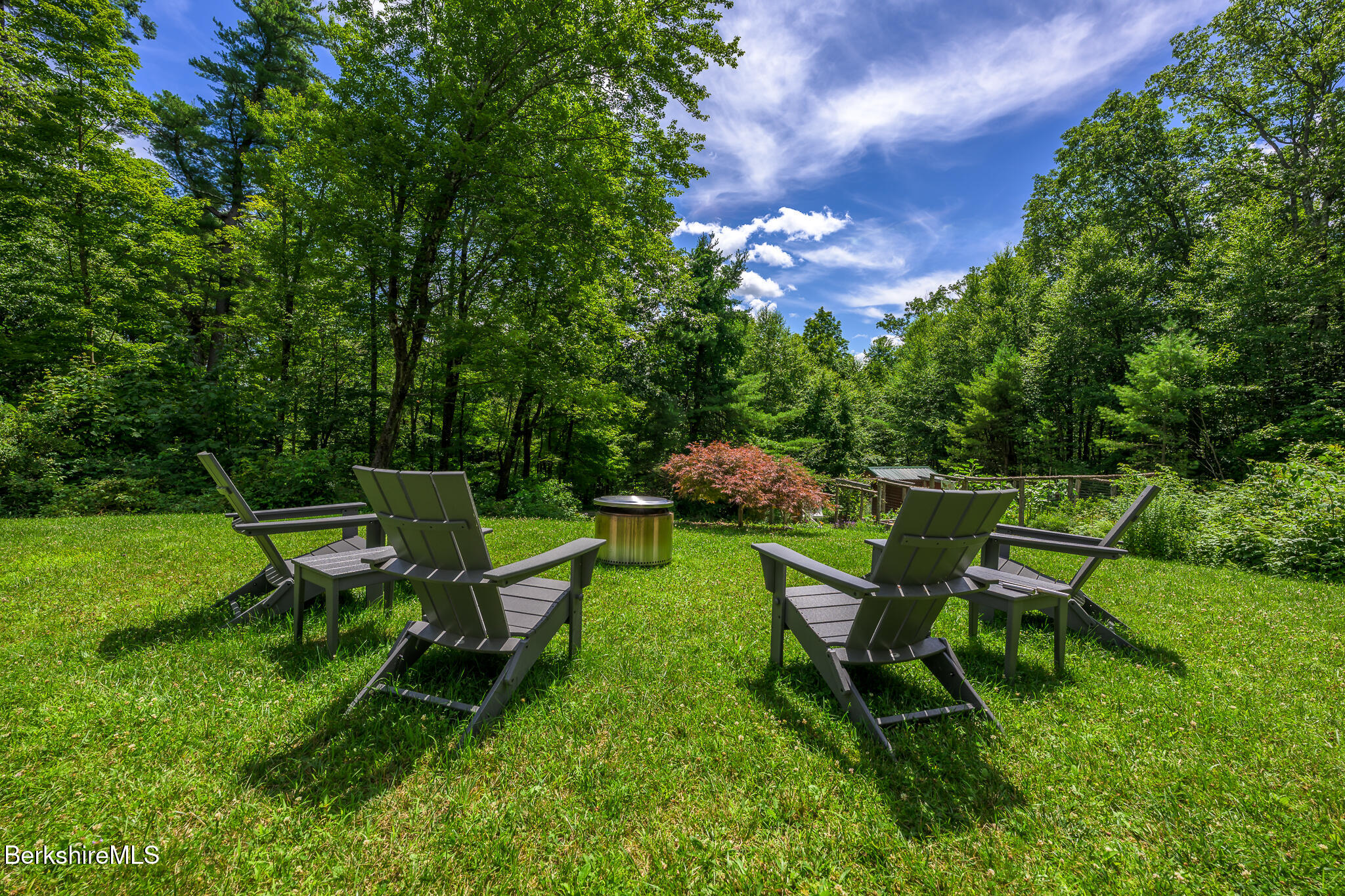 50 Old Village Road Alford, MA 01230 - Photo 56 of 66 a view of a chairs and table in the garden