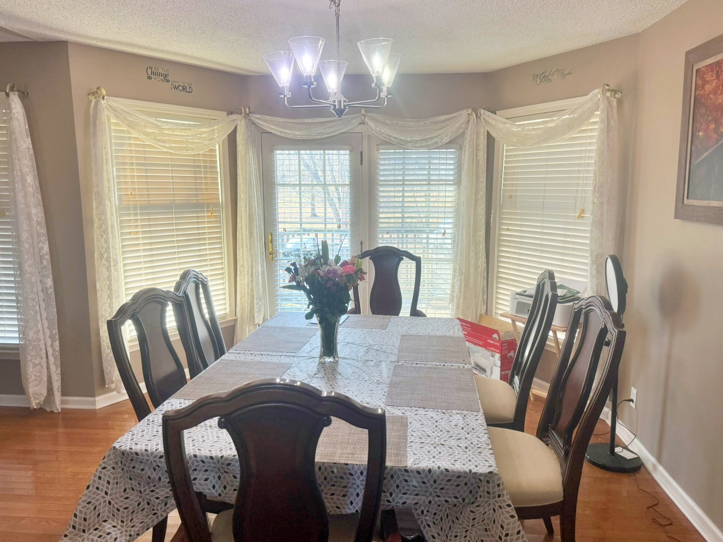 3675 Macedonia Road Metropolis, IL 62960 - Photo 27 of 50 a view of a dining room with furniture window and wooden floor