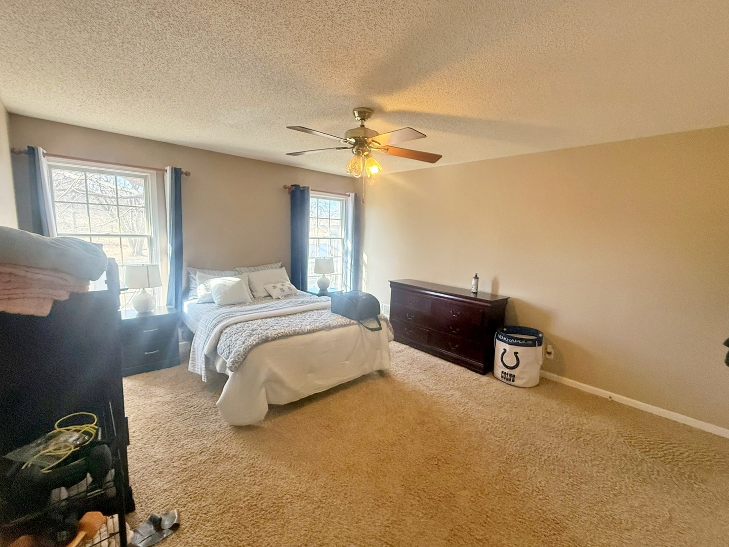 3675 Macedonia Road Metropolis, IL 62960 - Photo 46 of 50 a bedroom with a bed and a chandelier