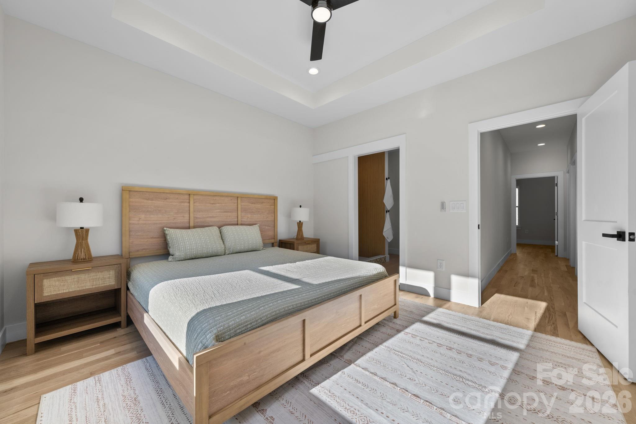 548 Car Farm Road Lincolnton, NC 28092 - Photo 16 of 41 a bedroom with a bed and a mirror