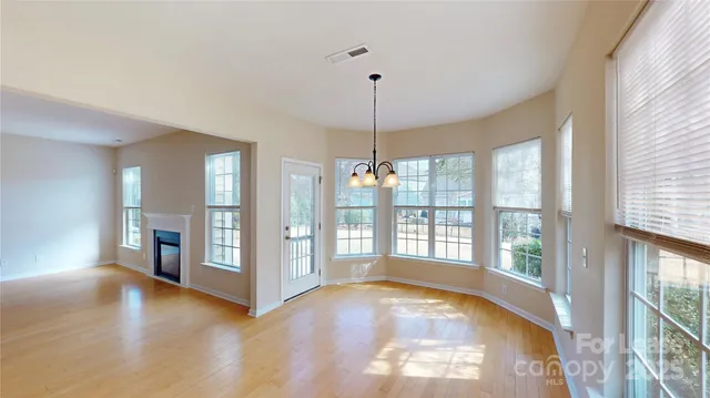 a view of an empty room with window