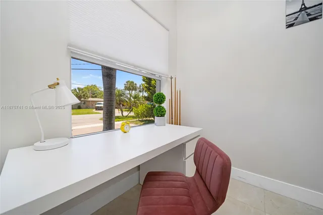 a room with a window