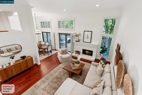 a bedroom with a bed and cabinets