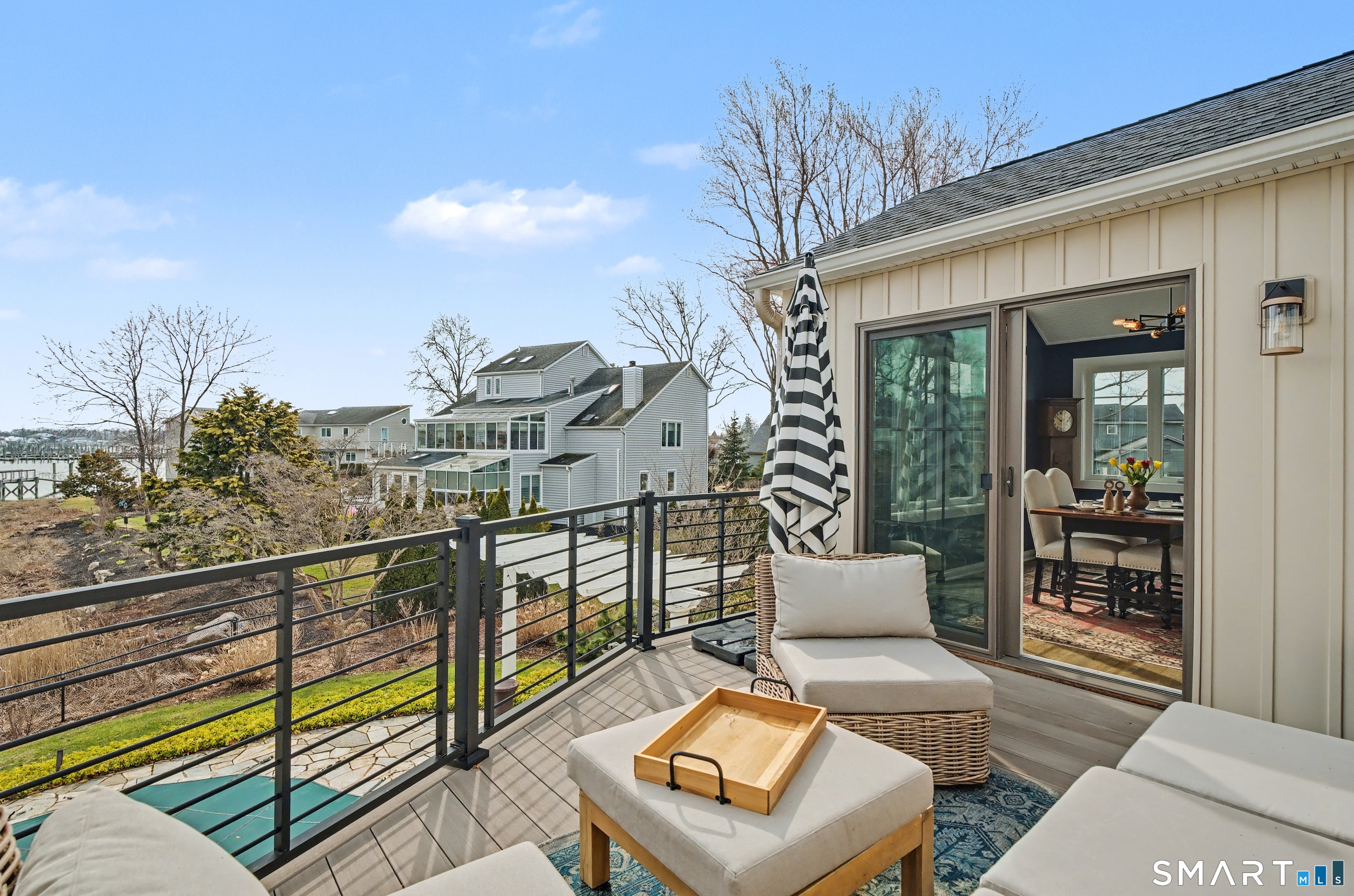 25 Harbor Street Branford, CT 06405 - Photo 13 of 34 a view of a balcony with furniture