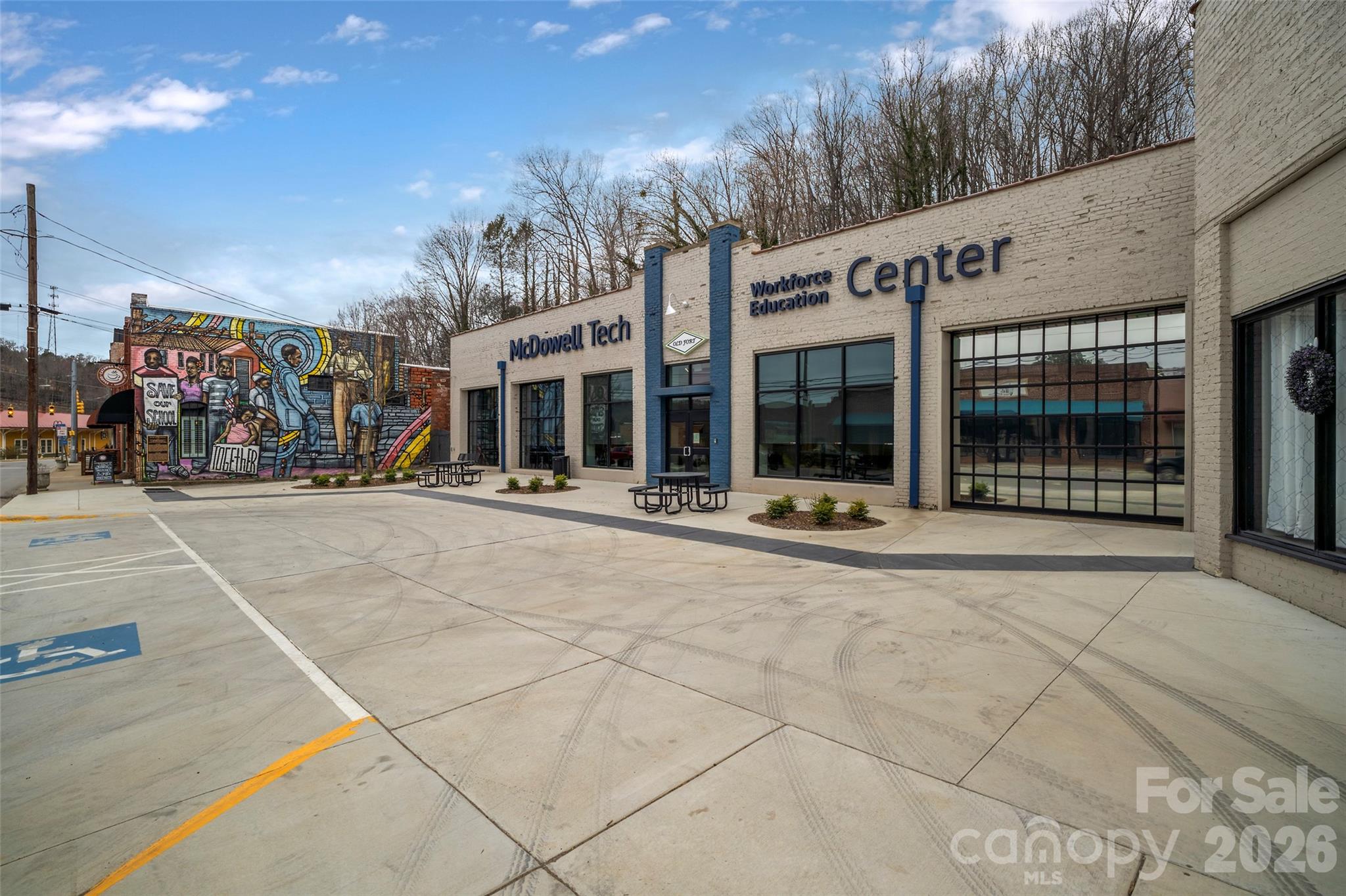 60 Maple Ridge Drive Old Fort, NC 28762 - Photo 38 of 42 a view of a building with traffic signal