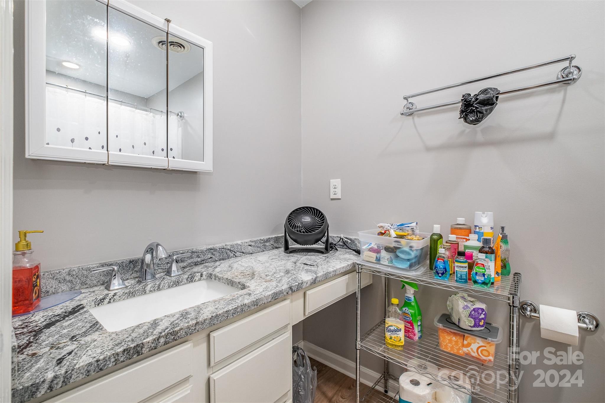 1704 Double Oaks Road Fort Mill, SC 29715 - Photo 43 of 48 a bathroom with a sink a faucet and cabinets