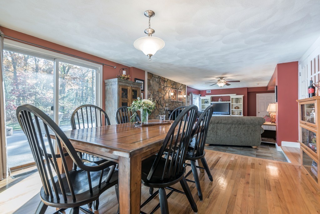 151 Killam Hill Road Boxford, MA 01921 - Photo 10 of 30 a view of a dining room with furniture window and wooden floor