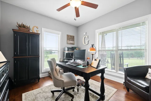 a bed room with a bed and a couch