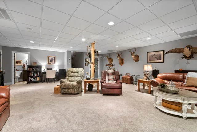 a house view with a garden space