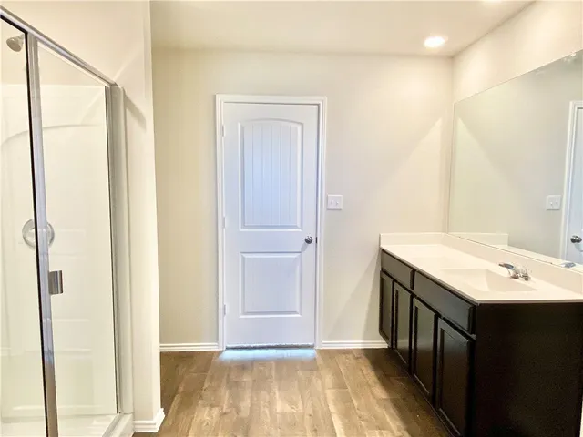 a view of an empty room