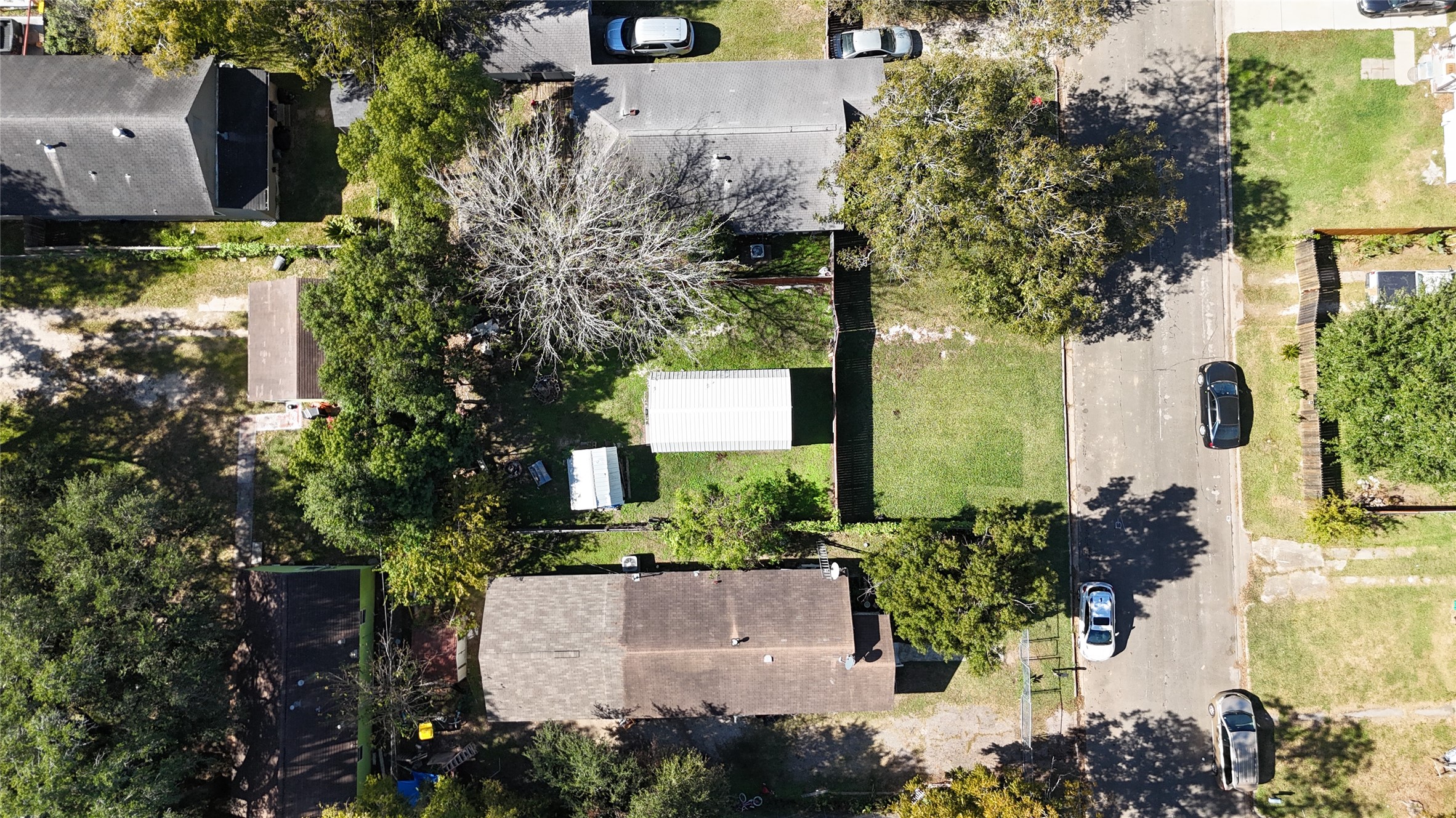 503 Forrest Street Baytown, TX 77520 - Photo 3 of 6 an aerial view of a house with a yard and a fountain