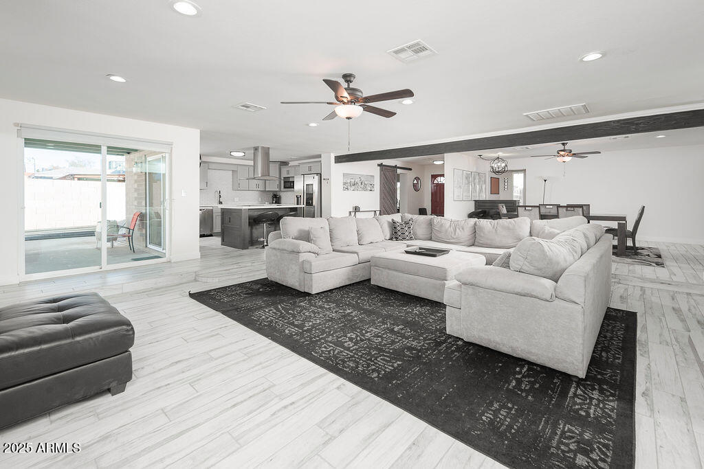 3314 East Cypress Street Phoenix, AZ 85008 - Photo 7 of 23 Living area from right of fireplace