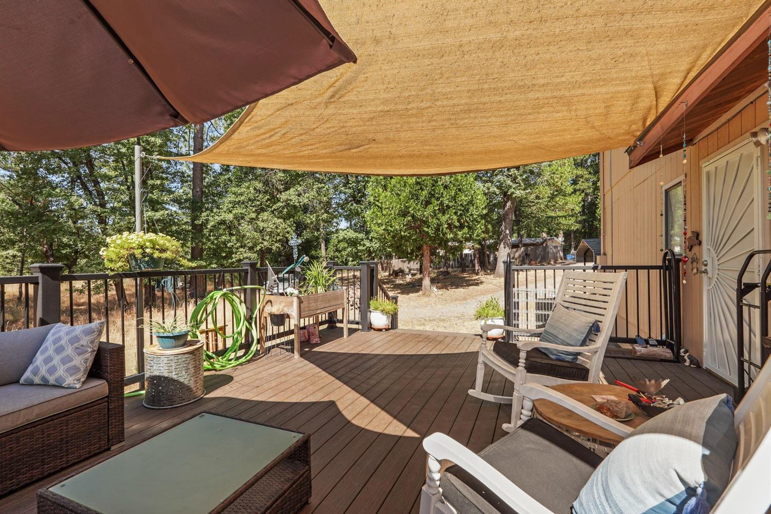 402 Rabbit's Foot Road West Point, CA 95255 - Photo 32 of 65 a outdoor space with patio the couches and chairs