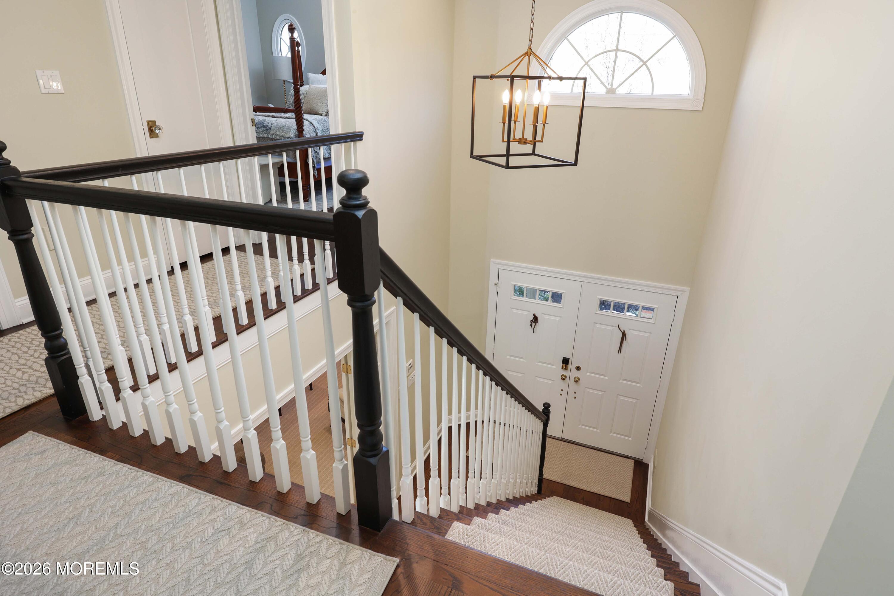 13 Country Lane Little Silver, NJ 07739 - Photo 20 of 42 a view of staircase with railing and a window