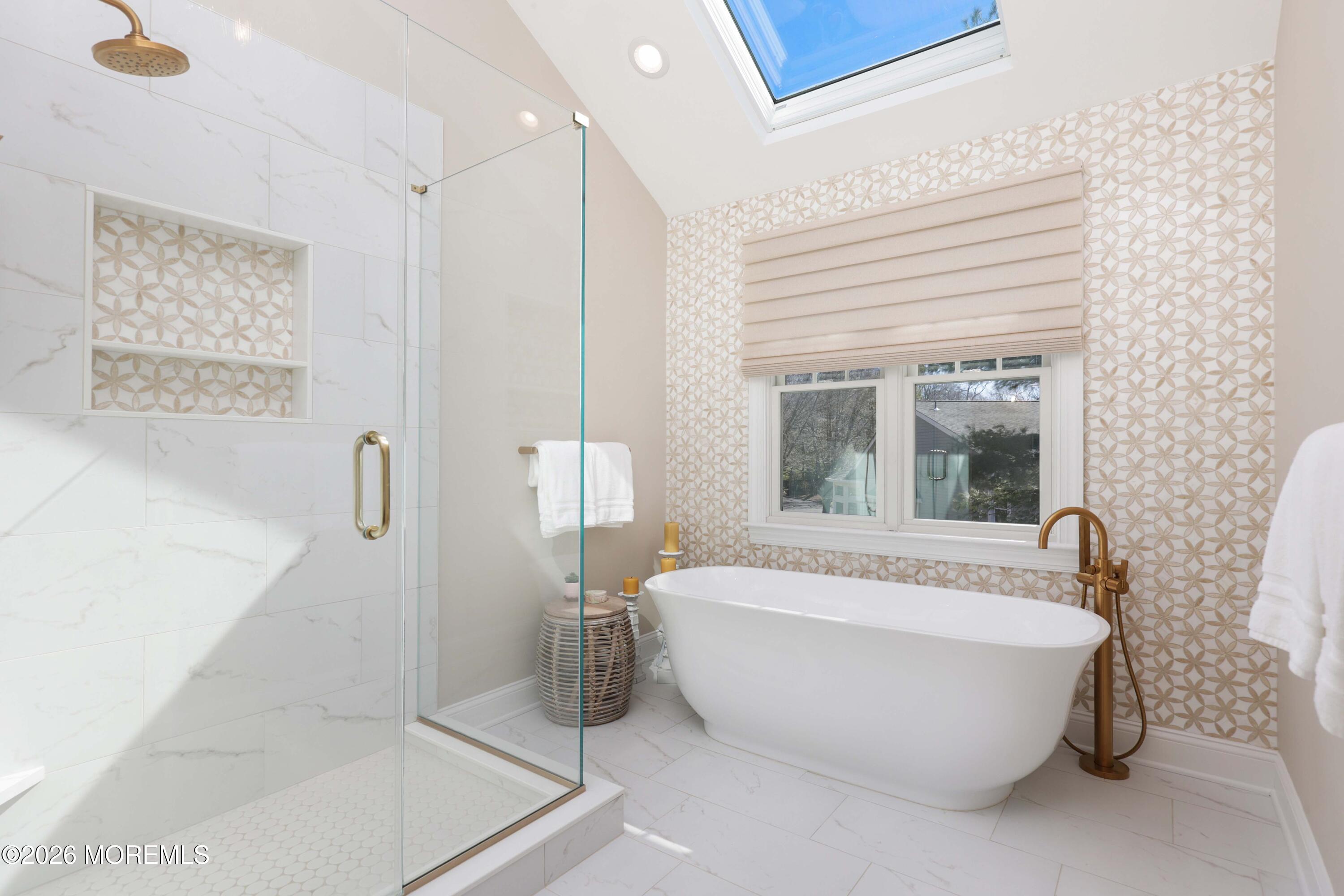 13 Country Lane Little Silver, NJ 07739 - Photo 24 of 42 a spacious bathroom with a bathtub and shower