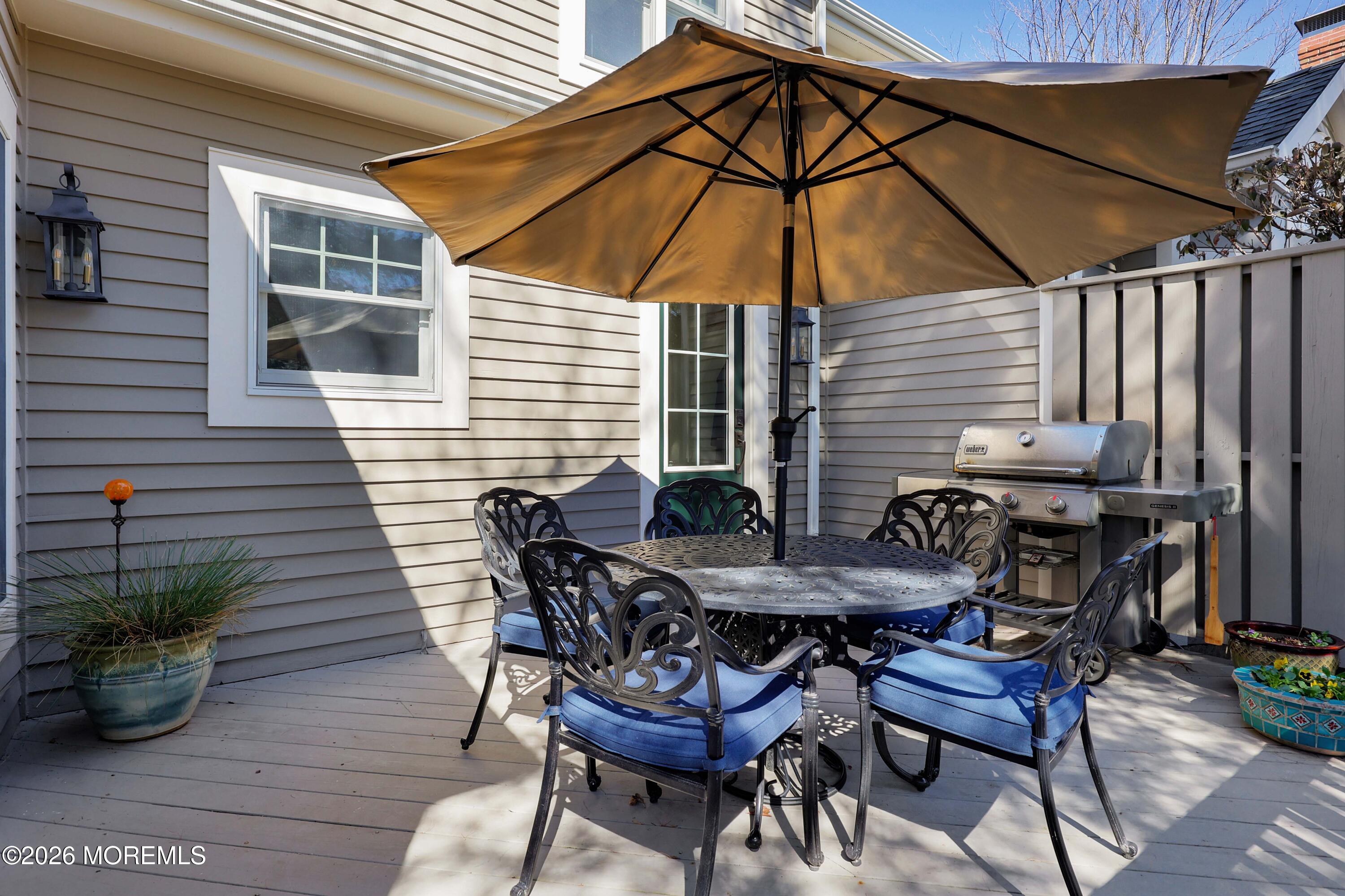 13 Country Lane Little Silver, NJ 07739 - Photo 36 of 42 a view of a table and chairs in patio