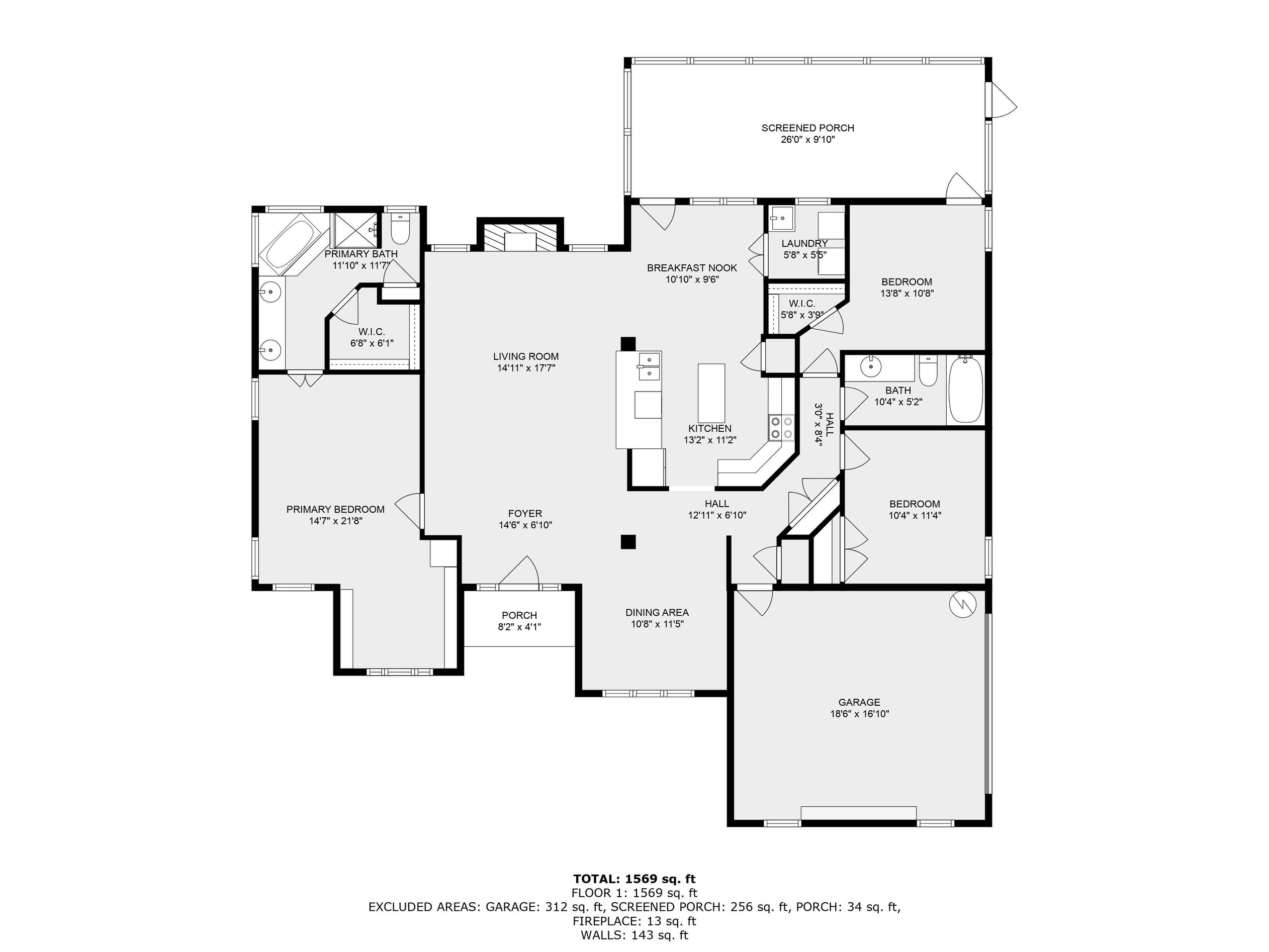 68 Paddock Drive Fairhope, AL 36532 - Photo 39 of 39 Floor Plan