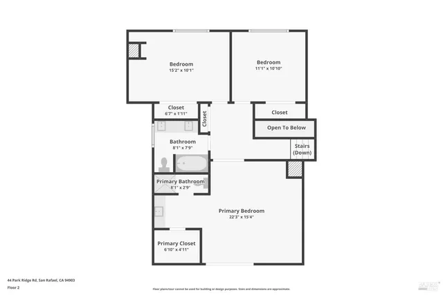 $1,949,500 | 44 Park Ridge Road, San Rafael, CA 94903