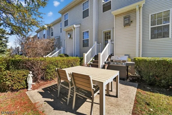 a view of an outdoor space with seating area