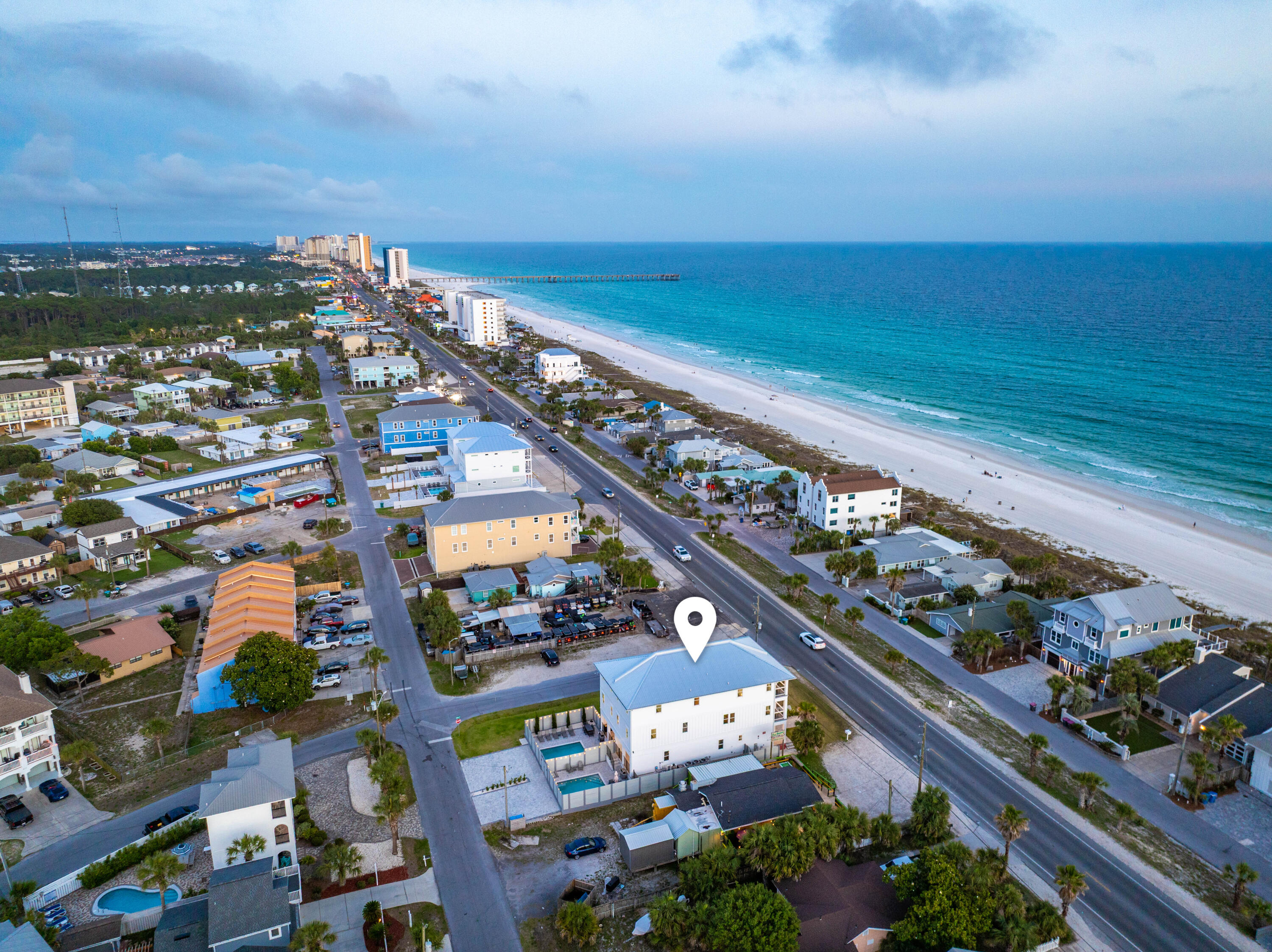 13308 Front Beach Road Panama City Beach, FL 32407 - Photo 6 of 68 Aerial Facing East