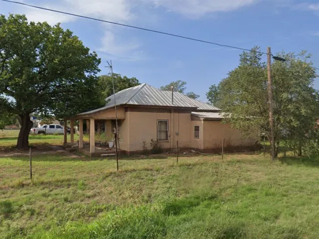 a backyard of a house