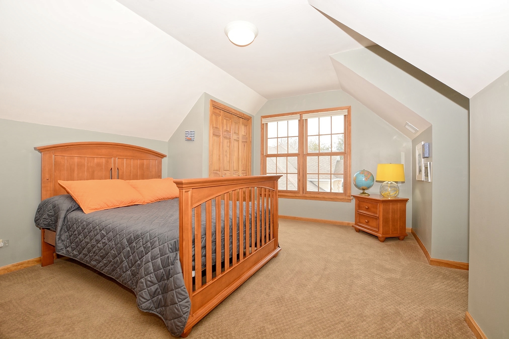 916 Merrill New Road Sugar Grove, IL 60554 - Photo 17 of 23 a bedroom with a bed and wooden floor