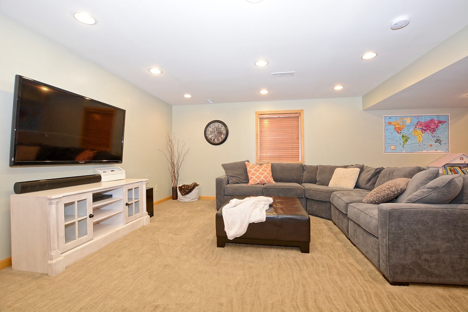916 Merrill New Road Sugar Grove, IL 60554 - Photo 20 of 23 a living room with furniture and a flat screen tv