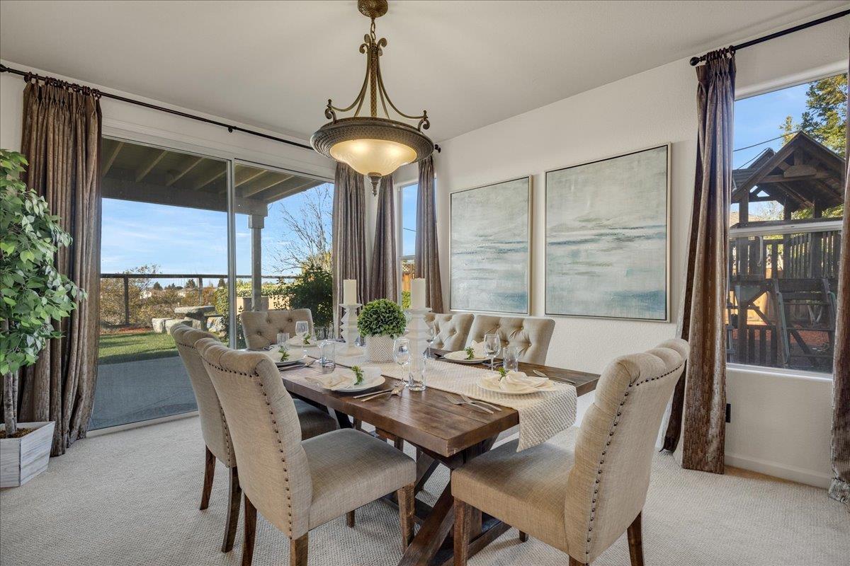 6315 Skywalker Drive San Jose, CA 95135 - Photo 7 of 34 a view of a dining room with furniture window and outside view