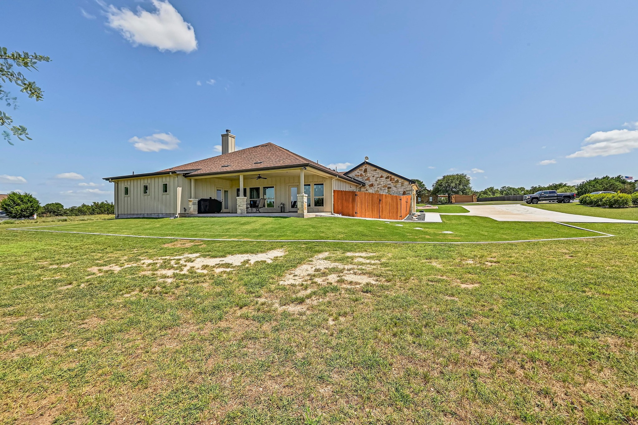 312 First Down Dash Burnet, TX 78611 - Photo 36 of 39 a view of a house with a big yard