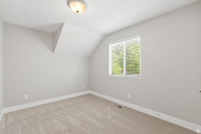 847 225 South Springville, UT 84663 - Photo 17 of 23 Carpeted room featuring a single window with blinds, light gray wall paint, and white trim