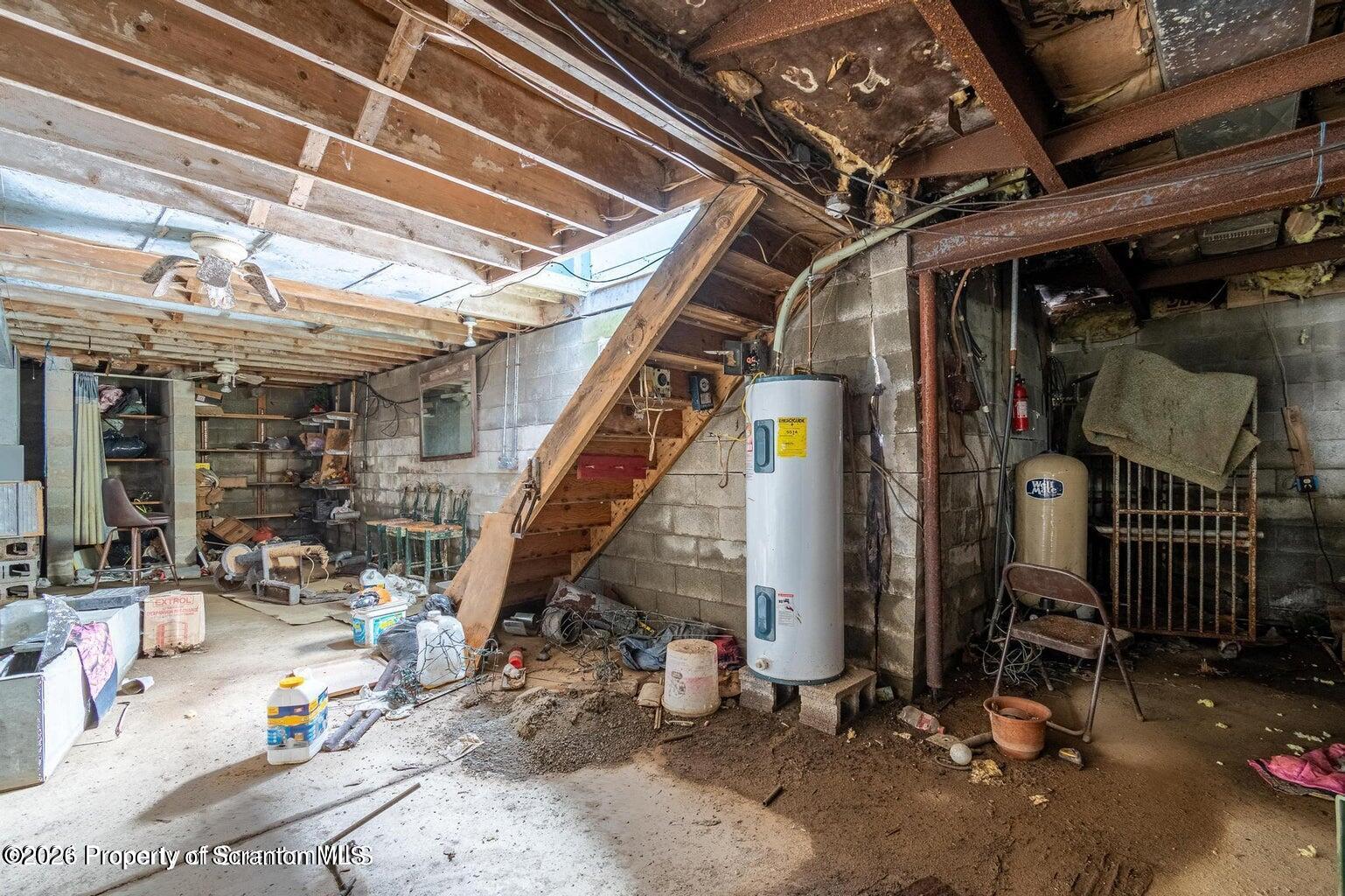 1777 Lamb Road Thompson, PA 18465 - Photo 25 of 31 a view of a storage room with stairs