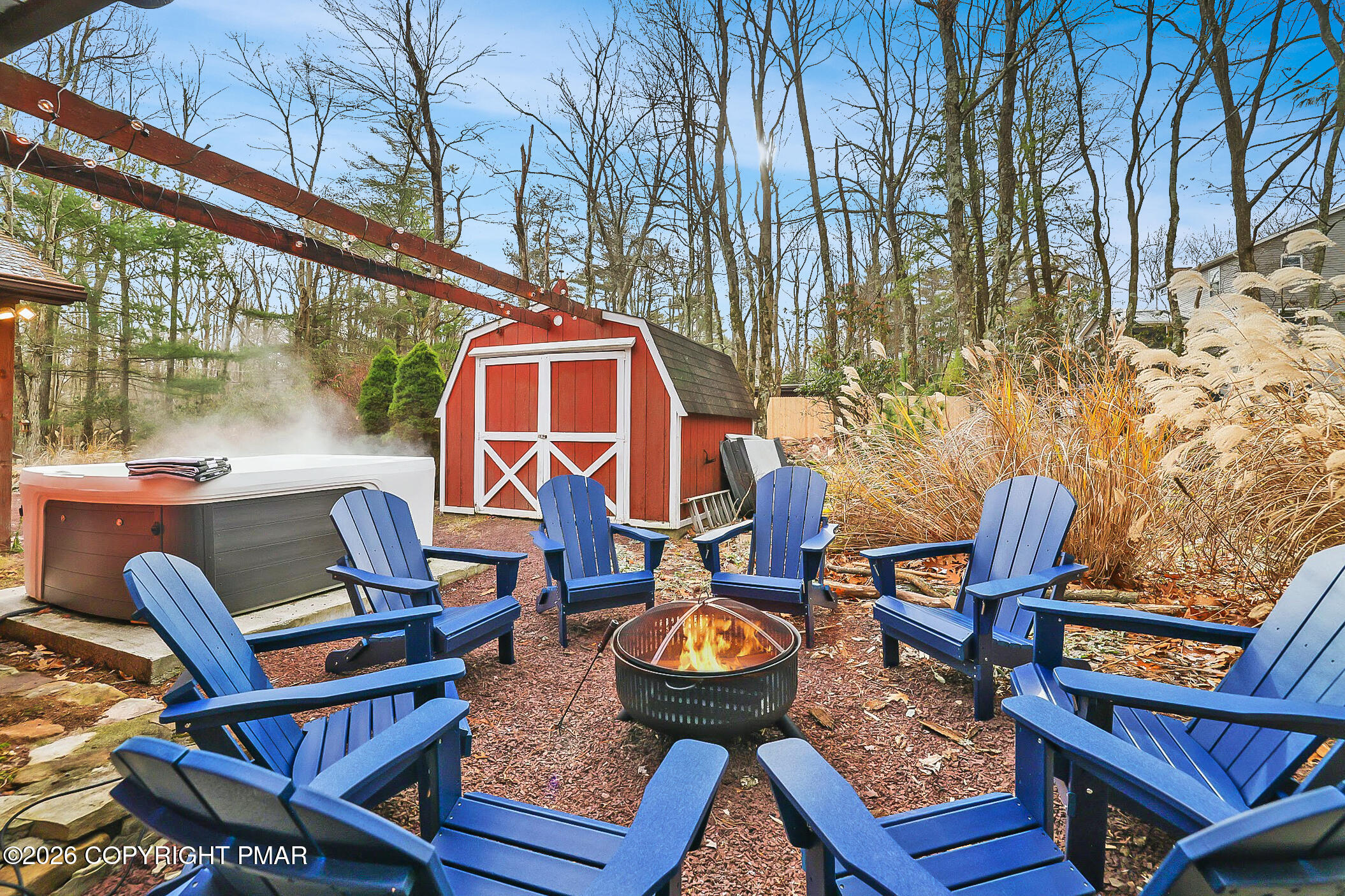 59 Red Oak Road Lake Harmony, PA 18624 - Photo 48 of 58 fire pit