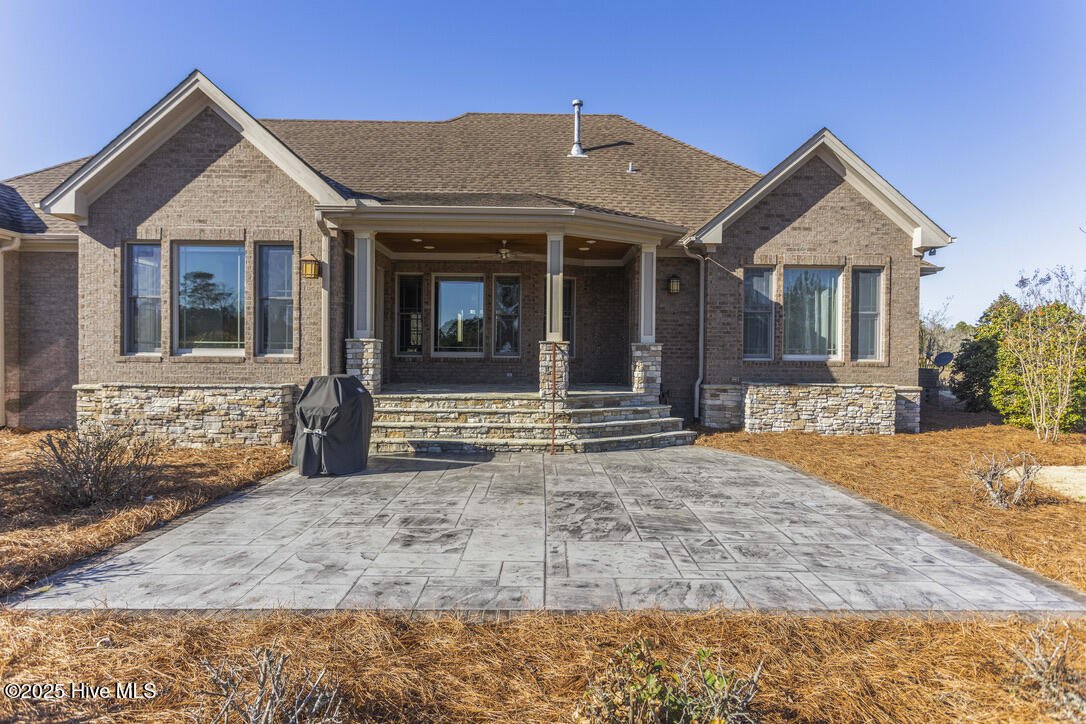 134 Pine Ridge Drive Wallace, NC 28466 - Photo 48 of 71 Back porch and grilling pad