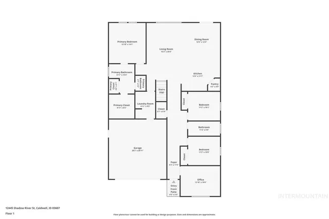 $448,990 | 12445 Shadow River Street, Caldwell, ID 83607