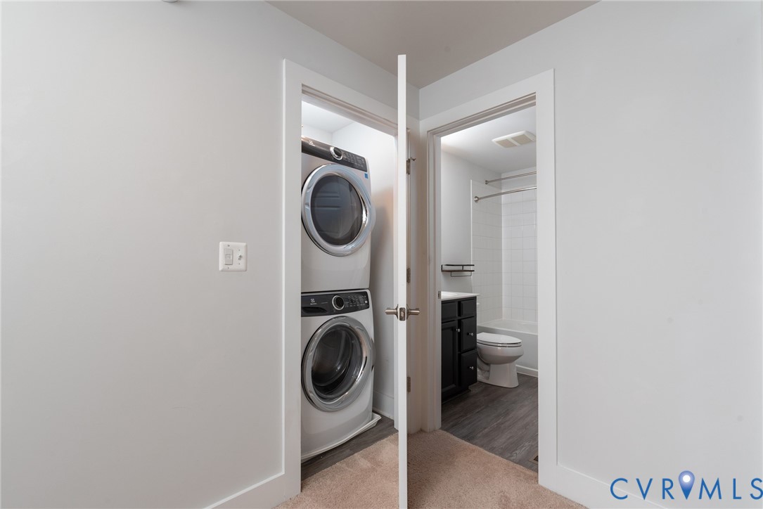 4352 Bon Secours Parkway, Unit A Henrico, VA 23233 - Photo 13 of 16 a utility room with dryer and washer