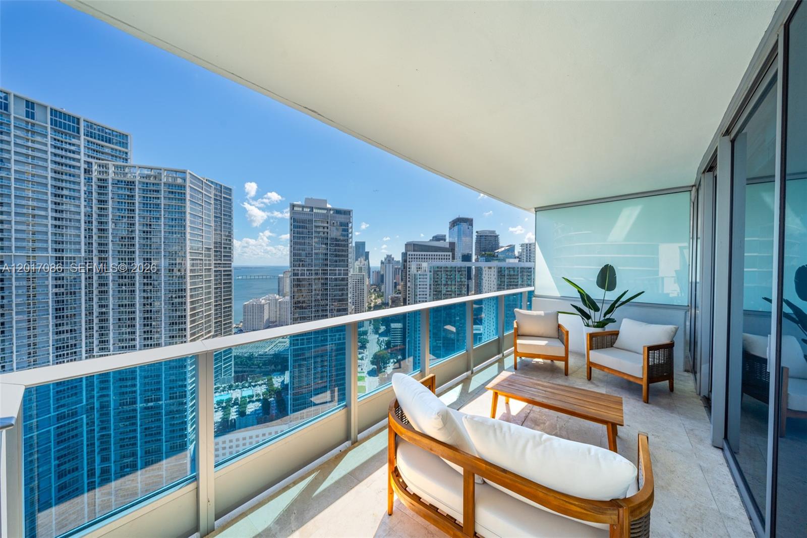 200 Biscayne Blvd Way, Unit 4308 Miami, FL 33131 - Photo 24 of 31 a sitting area with furniture and city view